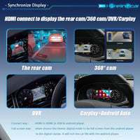 Compteur Digital Skoda Superb 2 (2010-2015) – Écran 12,3 pouces, cockpit virtuel, vue 3