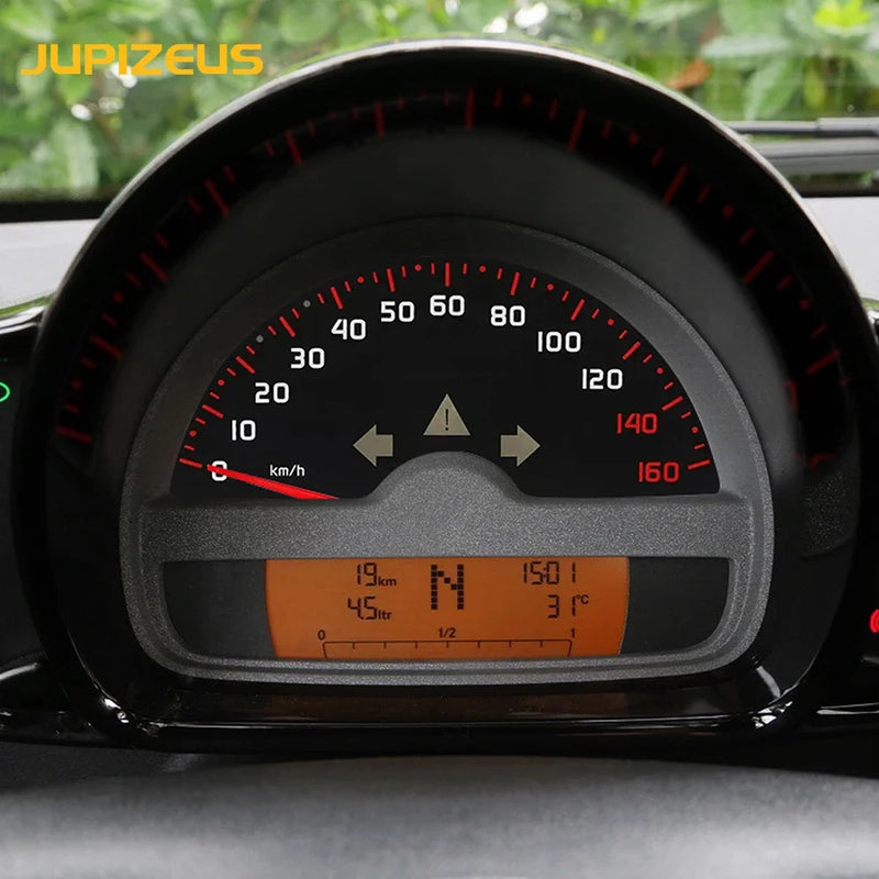 Habillage Compteur Smart Fortwo 451 (2011-2015) – Style course, kit 3 cadrans, vue 6