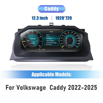 Tableau de Bord Numérique Pour Volkswagen Caddy 2022-2025