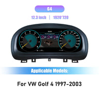 Compteur Digital Volkswagen Golf 4 (1999-2003) – Écran LCD 12,3 Pouces, Linux, vue 7