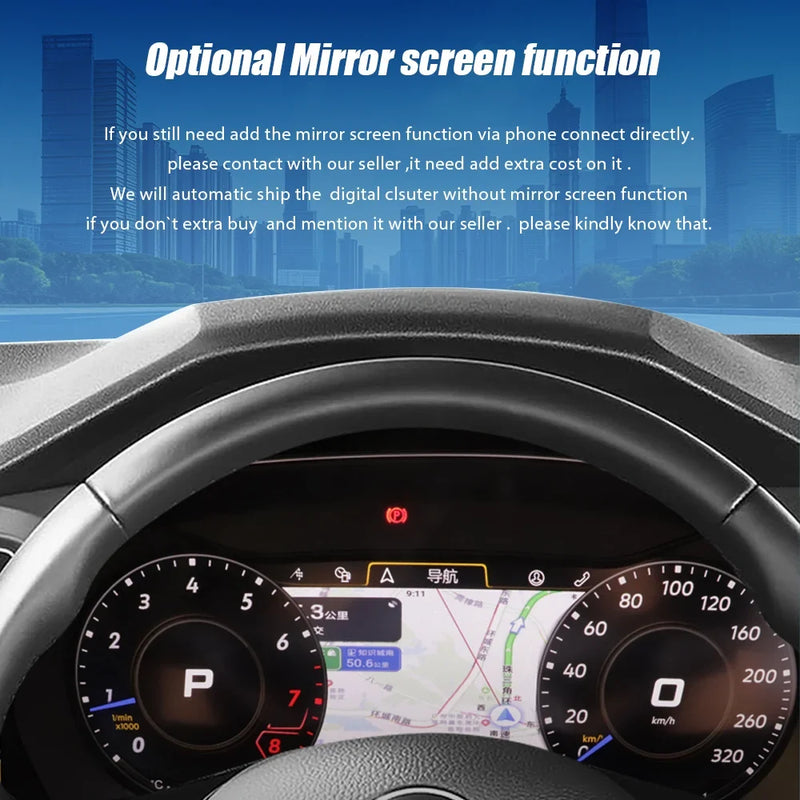 Compteur Digital Volkswagen Golf 4 (1999-2003) – Écran LCD 12,3 Pouces, Linux, vue 5