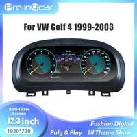 Compteur Digital Volkswagen Golf 4 (1999-2003) – Écran LCD 12,3 Pouces, Linux