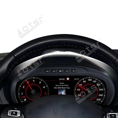 Volkswagen Polo 2012-2018 Tableau de Bord Numérique LCD