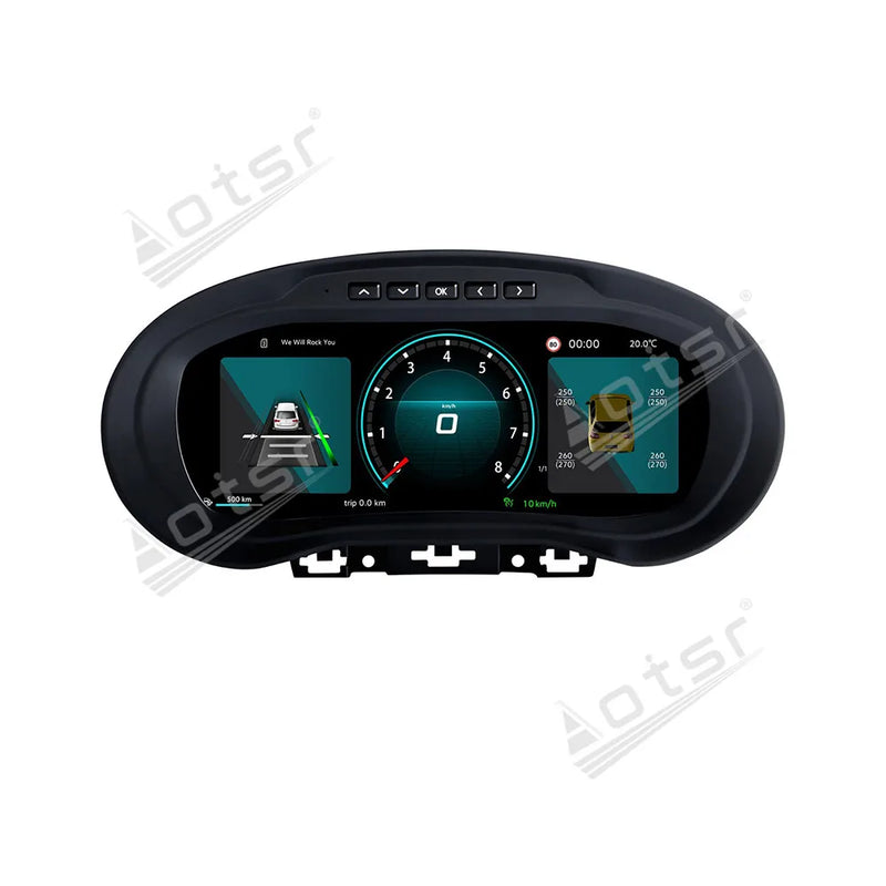 Volkswagen Polo 2012-2018 Tableau de Bord Numérique LCD