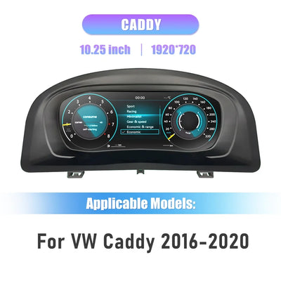 Tableau de Bord Numérique Volkswagen Caddy Virtual Cockpit 2003-2020