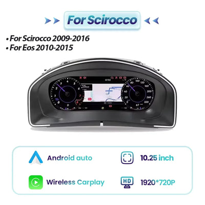 Tableau de Bord Numérique 12,3 Pouces pour VW Golf 7 Jetta Tiguan