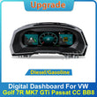 Compteur Digital Volkswagen Passat CC (2019-2023) – Écran LCD HD, Diesel et Essence