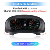 Compteur Digital Volkswagen et Seat – Golf, Passat B8, T6, Amarok, Tiguan L, Leon, Polo, vue 7