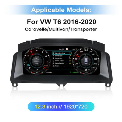 Tableau de Bord Numérique LCD pour VW Passat Golf Tiguan