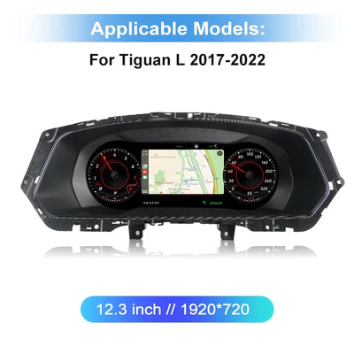 Tableau de Bord Numérique LCD pour VW Passat Golf Tiguan