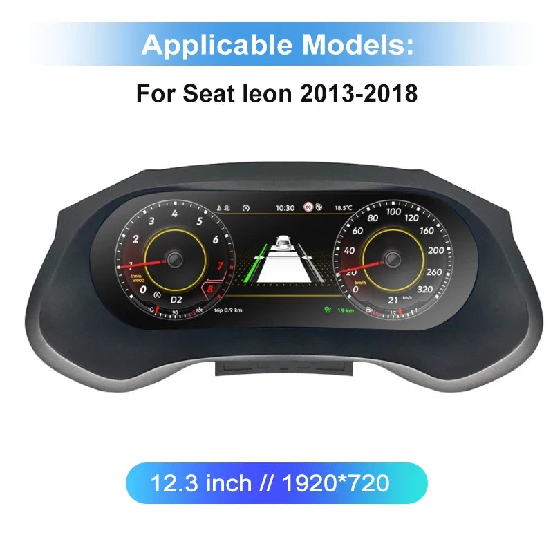 Compteur Digital Volkswagen et Seat – Golf, Passat B8, T6, Amarok, Tiguan L, Leon, Polo, vue 12