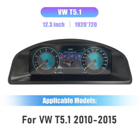Compteur Digital Volkswagen Transporter T5.1 (2010-2015) – Écran 12,3 Pouces, vue 7