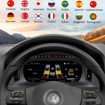 Combiné Instruments Numérique 12,3 Pouces VW Touareg 2003-2010