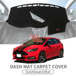 Tapis de Tableau de Bord Ford Focus ST RS (2012-2018) – Anti-UV, Logo ST Rouge ou RS Bleu