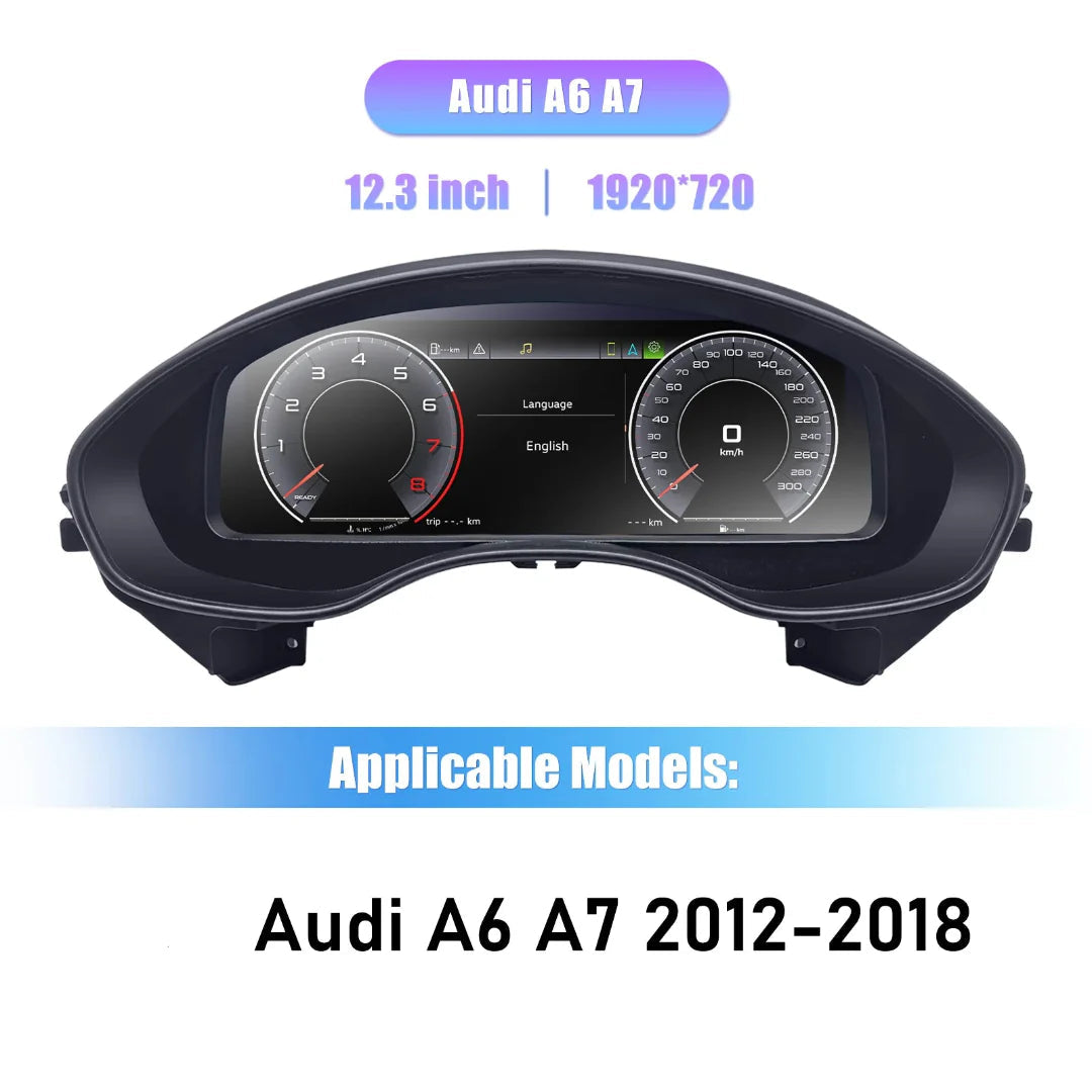 Compteur Digital Audi A6 et A7 C7 (2012-2018) – Écran 12,3 pouces