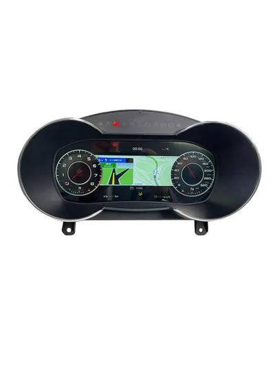 Détail du montage du virtual cockpit Audi TT dans son logement d'origine