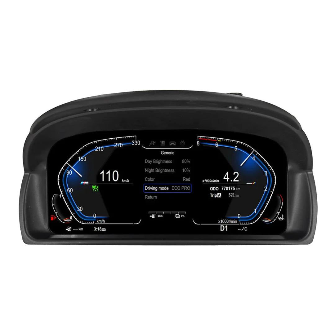 Compteur Digital BMW X1 E84 (2009-2015) – Écran 1920 x 720, Linux