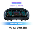 Compteur Digital Volkswagen Golf 4 (1997-2003) – Écran 12,3 pouces, 1920 x 720