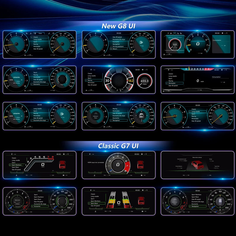 Compteur Digital Volkswagen Golf 6 MK6 (2009-2014) – Écran 10,25 Pouces, Linux, 1920 x 720, vue 6