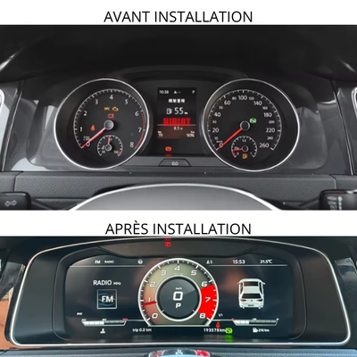 Golf 7 avant installation du virtual cockpit