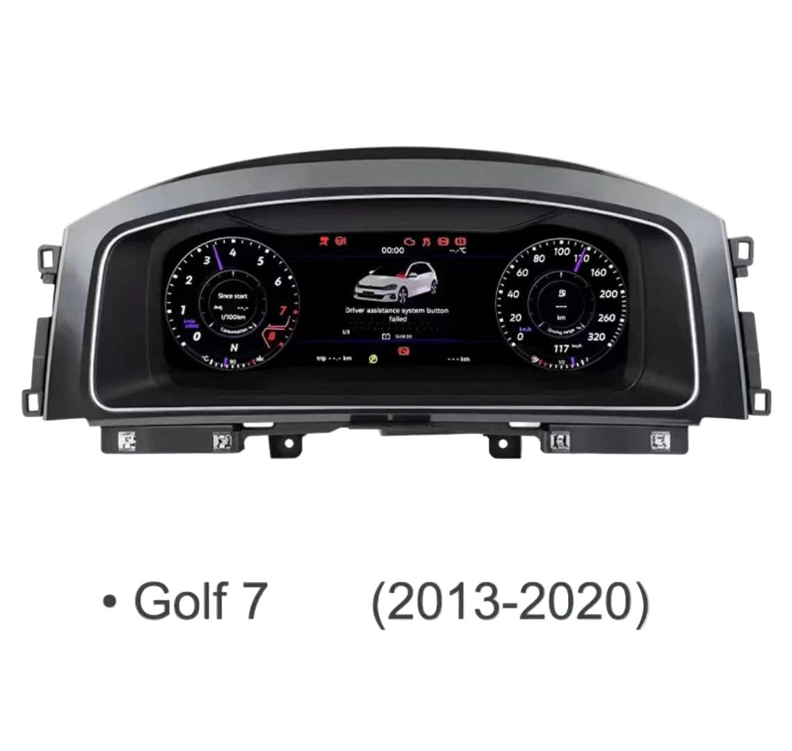 Virtual Cockpit Golf 7 compteur digital 12,3 pouces intégration OEM