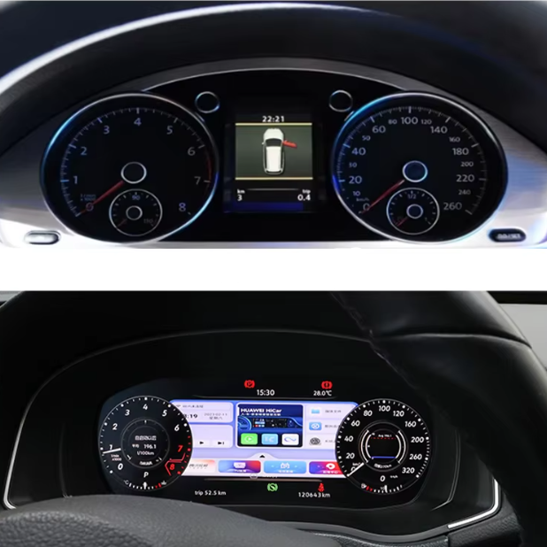 Virtual Cockpit Passat B7 écran numérique HD 10,25 pouces