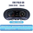 Compteur Digital Volkswagen Polo 6 (2008-2016) – Écran 9 pouces, 1920 x 720
